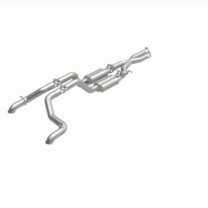 MagnaFlow Cat-Back 2021 Jeep Wrangler 6.4L Rock Crawler Series Dual Exit Stainless Exhaust - 19582