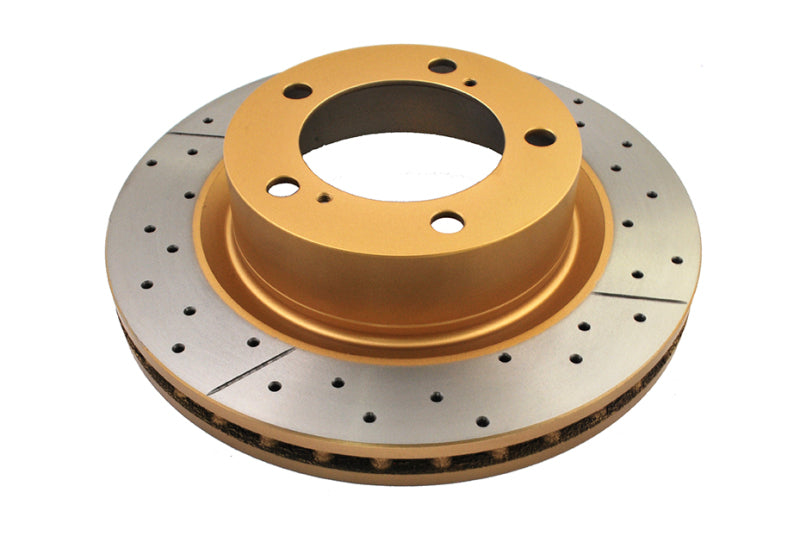 DBA 07+ Toyota Landcruiser 200 Series Front Drilled & Slotted Street Series Rotor - DBA2722X