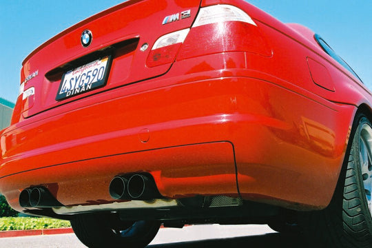 Dinan 01-06 BMW M3 (E46) Free Flow Axleback Exhaust - Black Tips - D660-4604