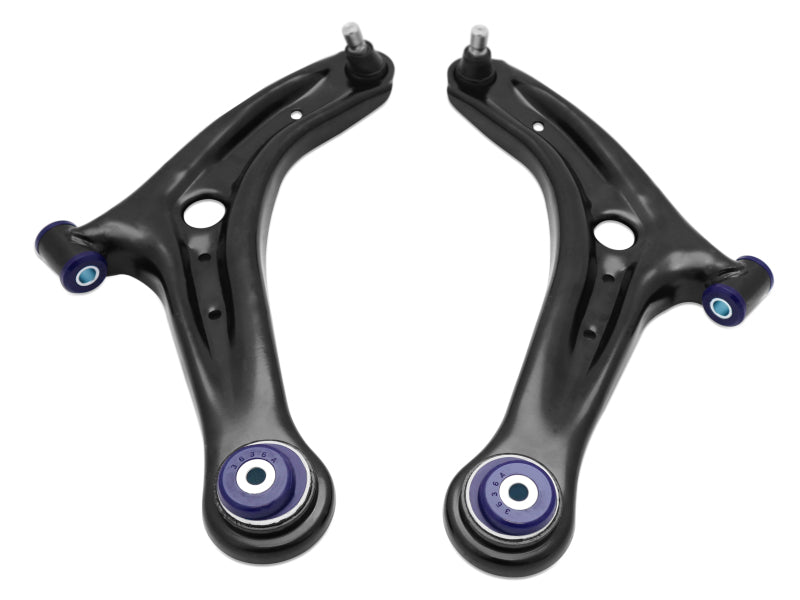 SuperPro 13-17 Ford Fiesta Complete Front Lower Control Arm Kit (Caster Increase) - TRC1048