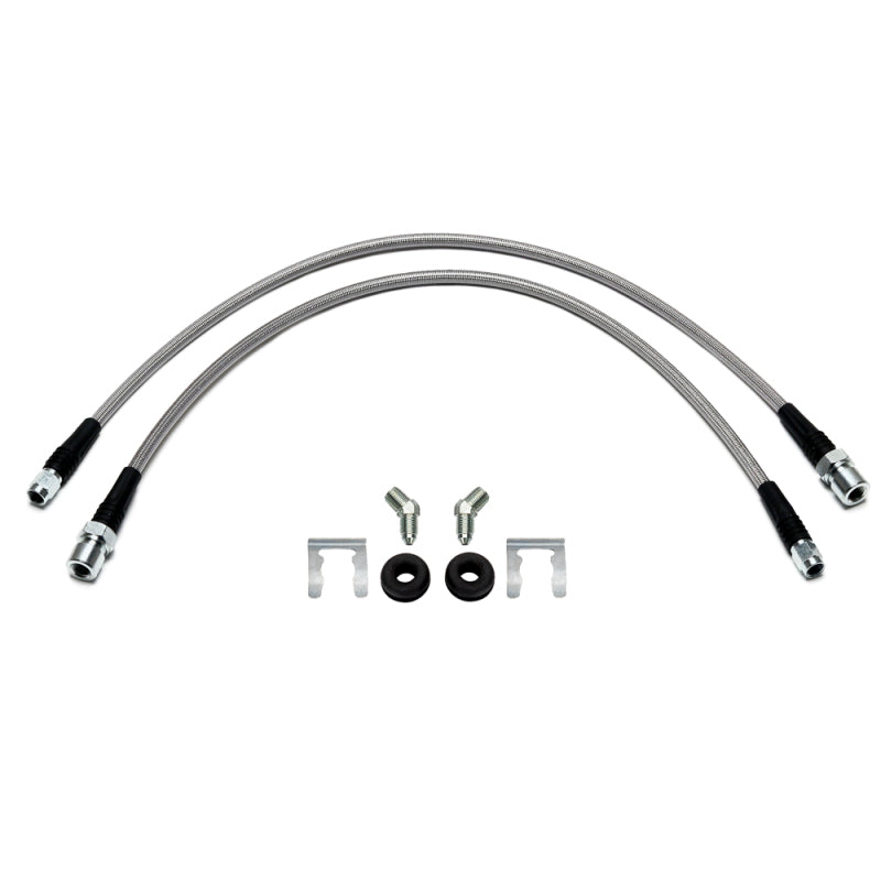 Wilwood flexline kit 22IN -3 W/ST M10X1.0 BF 45 deg 1/8-27 NPT - 220-18002
