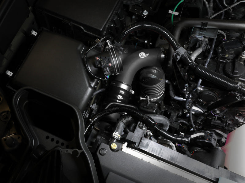 aFe 2024+ Toyota Tacoma BladeRunner 2.5in & 3in Aluminum Hot & Cold Charge Pipe Kit - Black - 46-20724-B