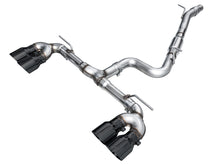 Load image into Gallery viewer, AWE Tuning MK8 Volkswagen Golf R 3in Track Edition Quad Exhaust - Diamond Black Tips - 3020-43658