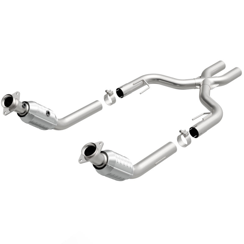 MagnaFlow Direct Fit Catalytic Converter Tru-X Assy 05 Mustang GT - 15448