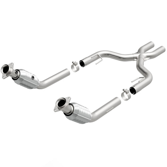 MagnaFlow Direct Fit Catalytic Converter Tru-X Assy 05 Mustang GT - 15448