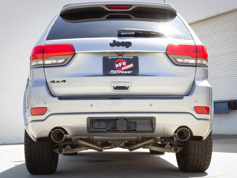 aFe Vulcan Series 2.5in 304SS Cat-Back Exhaust 11-19 Jeep Grand Cherokee (WK2) 5.7L w/ Polished Tips - 49-38085-P