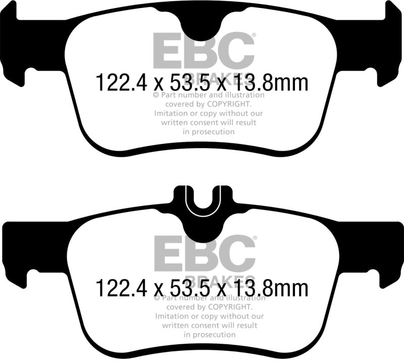 EBC 17-21 Honda Civic Type-R 2.0T Bluestuff Rear Brake Pads - DP52402NDX