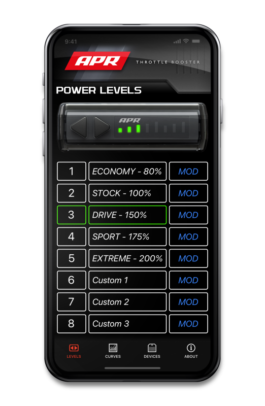 APR 04-25 Audi/Bentley/Lamborghini/Porsche/VW Throttle Booster w/Wireless Controller & Bluetooth App - EM100050