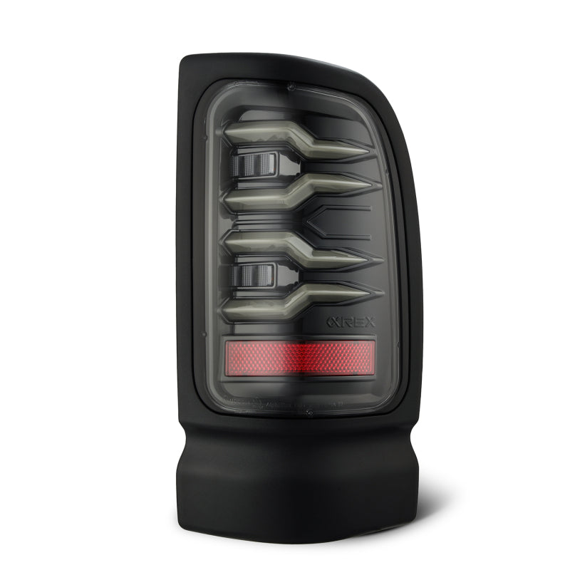 AlphaRex 94-01 Dodge Ram 1500/2500/3500 LUXX-Series LED Tail Lights - Alpha-Black - 643001