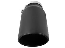 Load image into Gallery viewer, aFe POWER MACH Force-Xp 5in 304 Stainless Steel Exhaust Tip 5In x 7Out x15Lin Bolt-On Right-Blk - 49t50702-b15