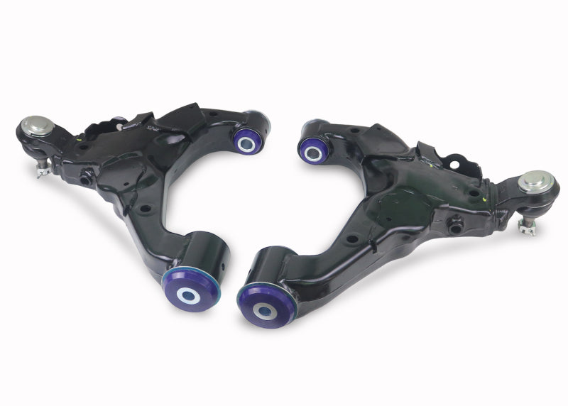 SuperPro 08-21 Toyota Land Cruiser Front Lower Control Arm Set - TRC486