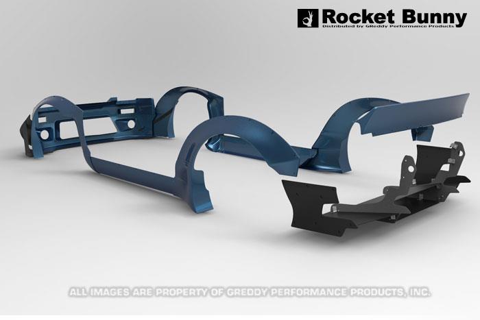 GReddy 89-93 Nissan 240SX Rocket Bunny RPS13 V2 6666 GT Wing - 17020388
