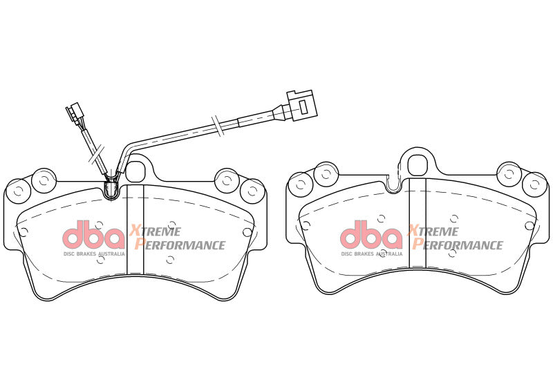 DBA 02-10 Porsche Cayenne XP Performance Front Brake Pads - Front - DB7878XP