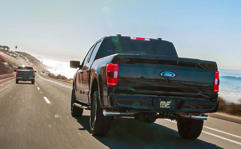 Magnaflow 14 Chevy Silverado V8 5.3L CC/EC Cab Dual Split Rear Exit Stainless Cat Back Perf Exhaust - 15268