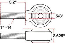 Load image into Gallery viewer, SPC Performance xAxis Rod End Ball Joint