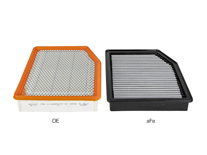 aFe MagnumFLOW Pro DRY S OE Replacement Filter 2019 GM Silverado/Sierra 1500 V6-2.7L/4.3L/V8-5.3 - 31-10292