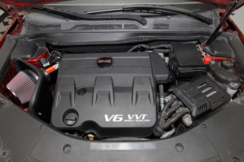 K&N 10-12 Chevy Equinox / GMC Terrain 3.0L V6 High-Flow Perf Intake Kit - 77-3078KTK