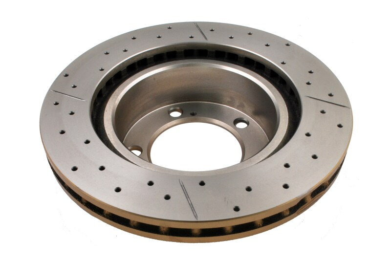 DBA 07+ Toyota Landcruiser 200 Series Front Drilled & Slotted Street Series Rotor - DBA2722X