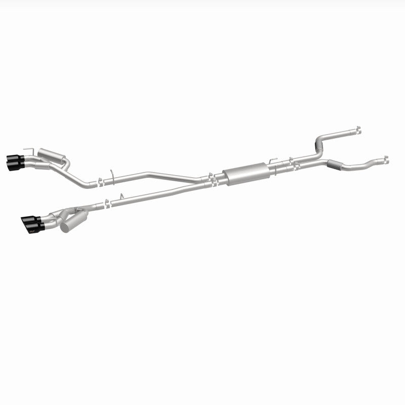 MagnaFlow 20-21 Ford Explorer 3.0L V6 Dual Exit Quad Black Chrome Tip Street Series Cat-Back Exhaust - 19515