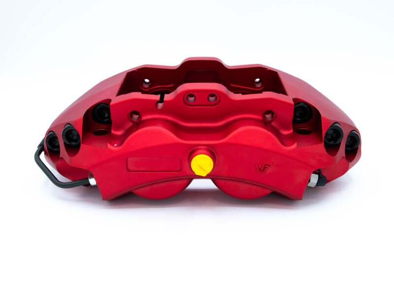 GrimmSpeed 02-21 Subaru WRX/STI 4-Piston Brake Caliper Kit - Red (For 340mm Rotor) - GRM.1170.1.RED