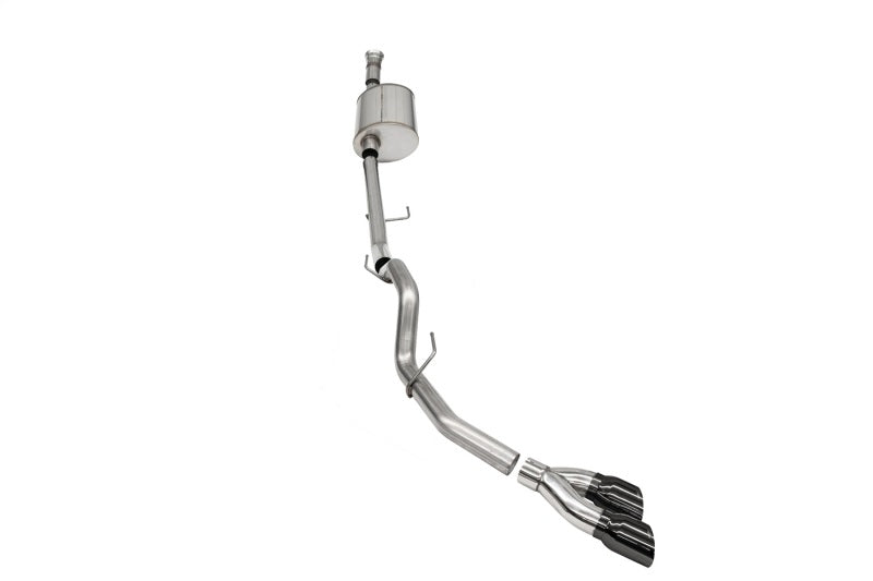 Corsa 2021-2025 Ford F-150 SuperCab/6.5in Bed 5.0L V8 Sport Cat-Back Single Side Exit-Black PVD - 21157BLK