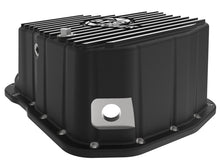 Load image into Gallery viewer, aFe POWER GM Diesel Trucks 01-10 V8-6.6L (td) Pro Series Engine Oil Pan Black w/ Machined Fins - 46-71070B