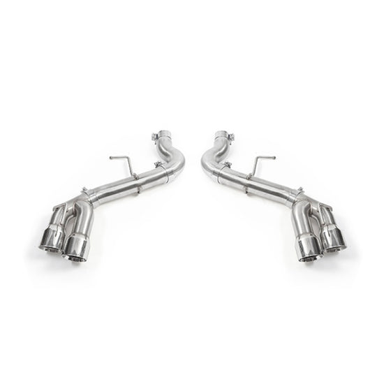Mishimoto 2016+ Chevrolet Camaro 2.0T Quad-Tip Race Axle-Back Exhaust w/ Polished Tips - MMEXH-CAM4-16AQTRP