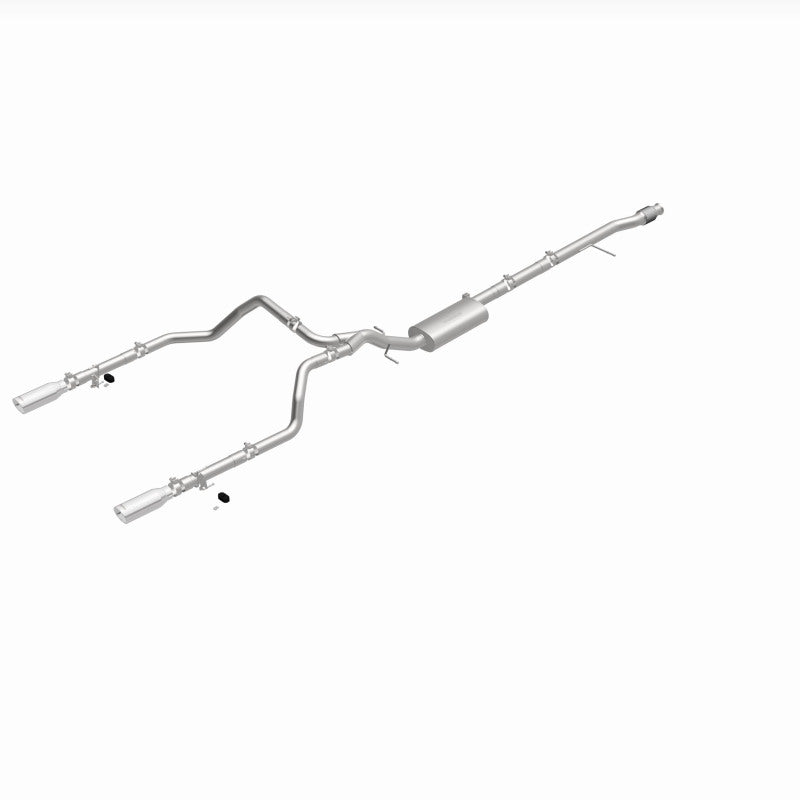MagnaFlow 2019 Chevy Silverado 1500 V8 5.3L/V6 4.3 Street Series Dual Exit Exhaust w/ Polished Tips - 19471