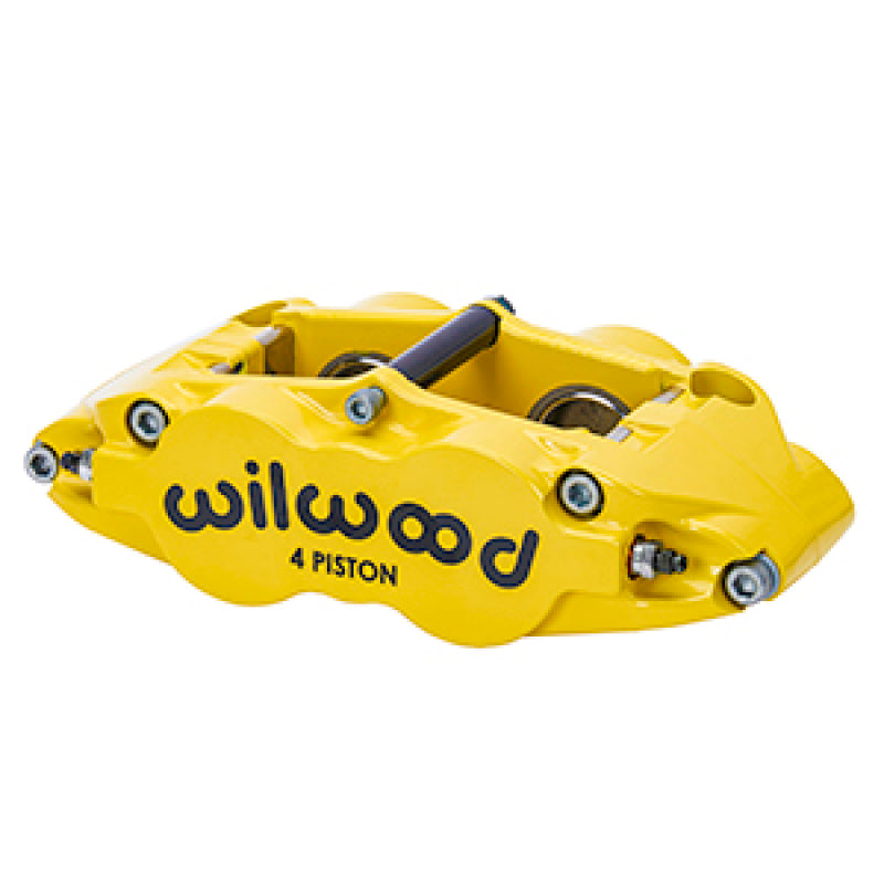 Wilwood Caliper-Forged Superlite 4R 1.38/1.38in Pistons 1.10in Disc, Yellow - 120-14056-Y