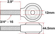 Load image into Gallery viewer, SPC Performance xAxis Rod End Ball Joint