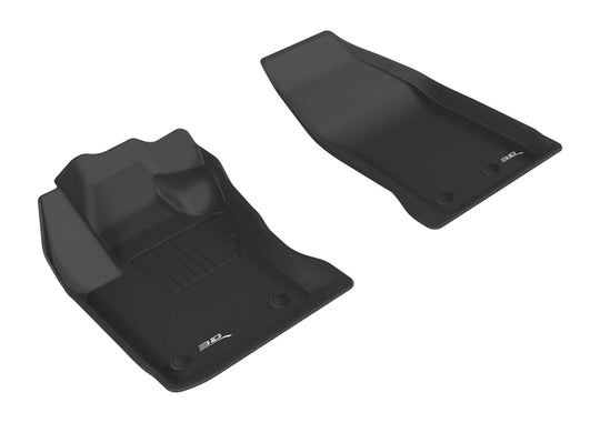 3D MAXpider 2015-2019 Fiat 500X Kagu 1st Row Floormat - Black - L1FA00511509