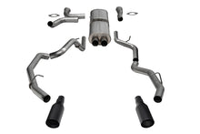 Load image into Gallery viewer, Corsa 25-26 RAM 1500 RHO Crew Cab 3.0L Turbo Cat-Back Dual Rear Exit w/ 5in Single Black Pro Series - 21389BPC