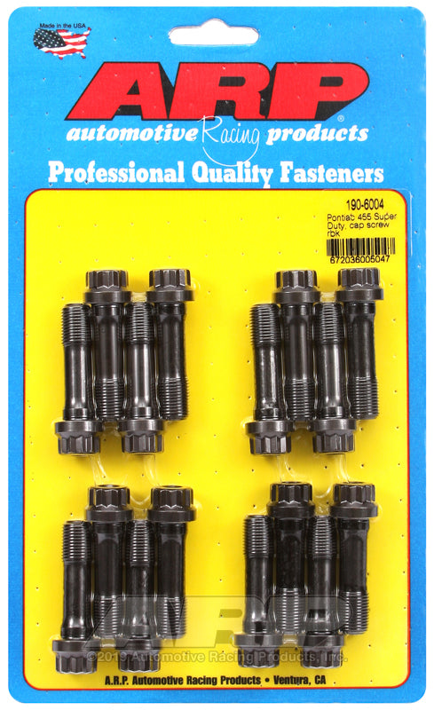 ARP Pontiac 455 Super Duty cap screw rod bolt kit - 190-6004