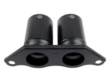 Load image into Gallery viewer, aFe Power Mach Force Xp 4in 304 SS Bolt-On Exhaust Tips Satin Black 14-19 Porsche 911 GT3 3.8L/4.0L