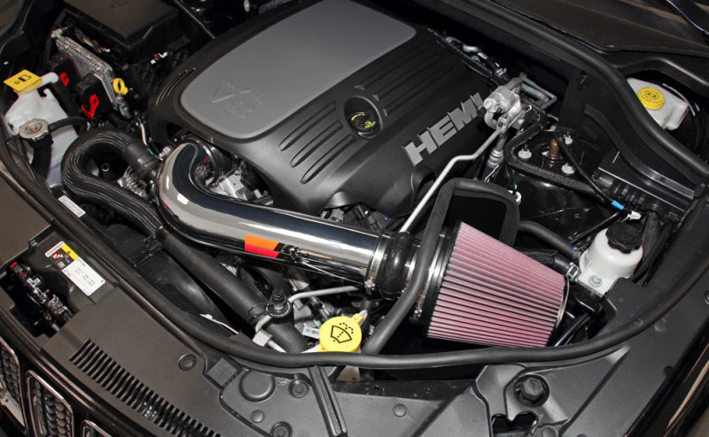 K&N 11 Jeep Grand Cherokee 5.7L V8 / 11 Dodge Durango 5.7L V8 High Flow Performance Intake Kit - 77-1563KP