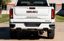 Load image into Gallery viewer, Corsa 19-23 GMC Sierra 1500 Cat-Back Dual Rear Exit with Twin 4in Black Powder Coat Pro-Series Tips - 21200BPC