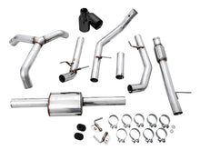 Load image into Gallery viewer, AWE Tuning 4th Gen GM 1500 5.3L 0FG Cat-Back Split Rear Exit (Flat Bumper) - Dual Diamond Tips - 3015-33206