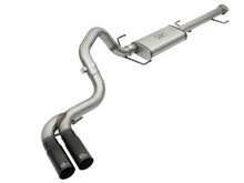 Load image into Gallery viewer, aFe Rebel Series 3in Stainless Steel Cat-Back Exhaust System w/Black Tips 07-14 Toyota FJ Cruiser - 49-46030-B