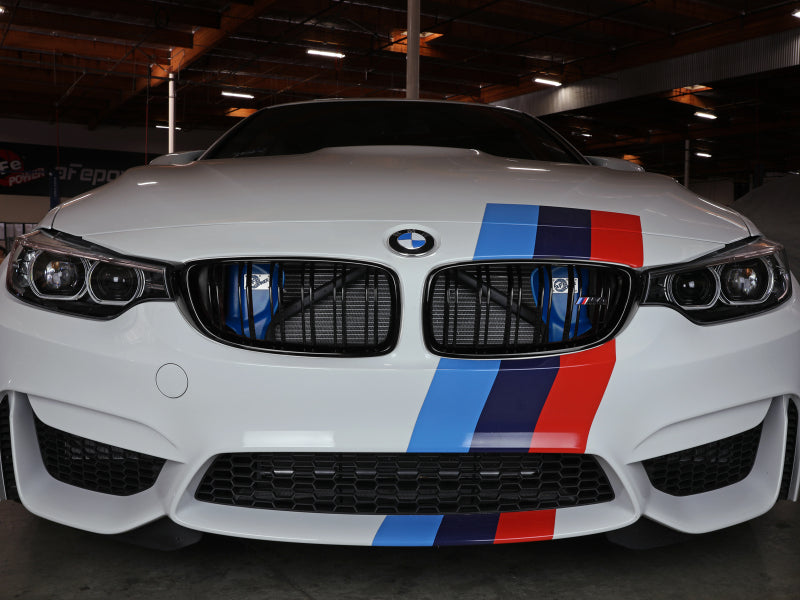 aFe Magnum FORCE Dynamic Air Scoop 15-18 BMW M3/15-20 M4 - Blue - 54-13032SL