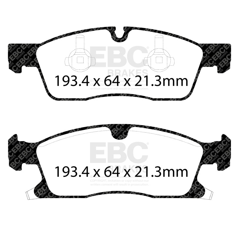 EBC S15 Brake Pad and Rotor Kit - S15KF1260