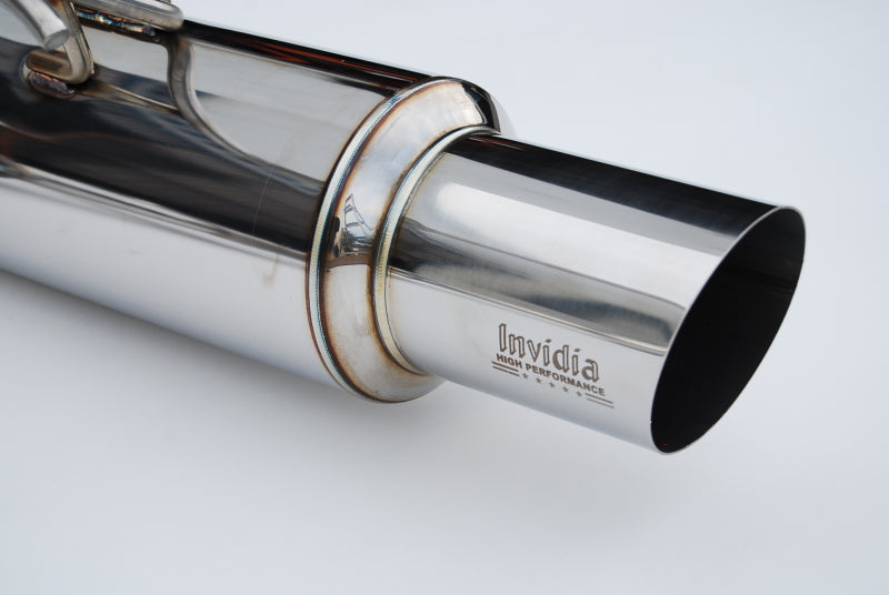 Invidia 2022+ Subaru WRX N1 Twin Outlet Single Layer SS Tip Cat-Back Exhaust - HS22WRXGTP