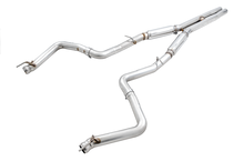 Load image into Gallery viewer, AWE Tuning 2017+ Dodge Challenger 5.7L Track Edition Exhaust - Chrome Silver Quad Tips - 3015-42144
