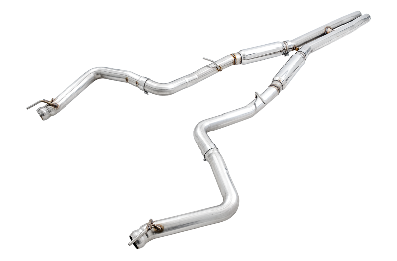 AWE Tuning 2015+ Dodge Challenger 6.4L/6.2L Supercharged Track Edition Exhaust - Use Stock Tips - 3015-11050