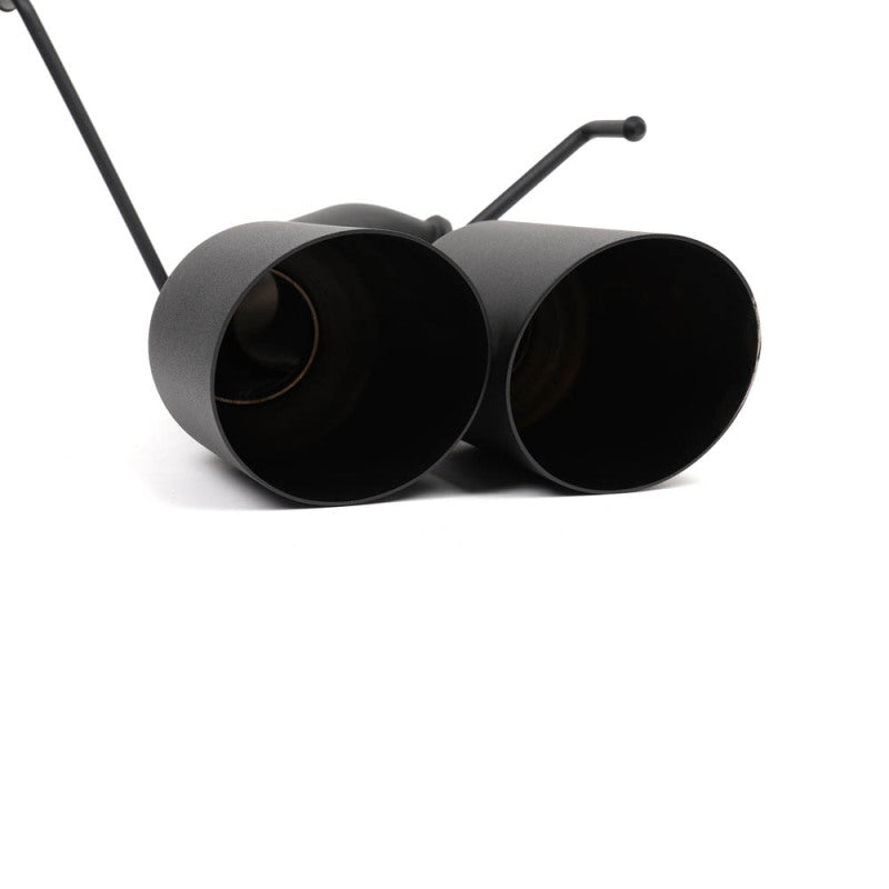 BLOX Racing 2022+ WRX Muffler Delete / Axle Back Single Wall 4in - Matte Black Tips - BXEX-51106-BK