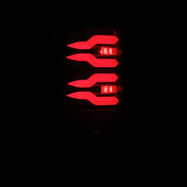 AlphaRex 94-01 Dodge Ram 1500/2500/3500 LUXX-Series LED Tail Lights - Black/Red