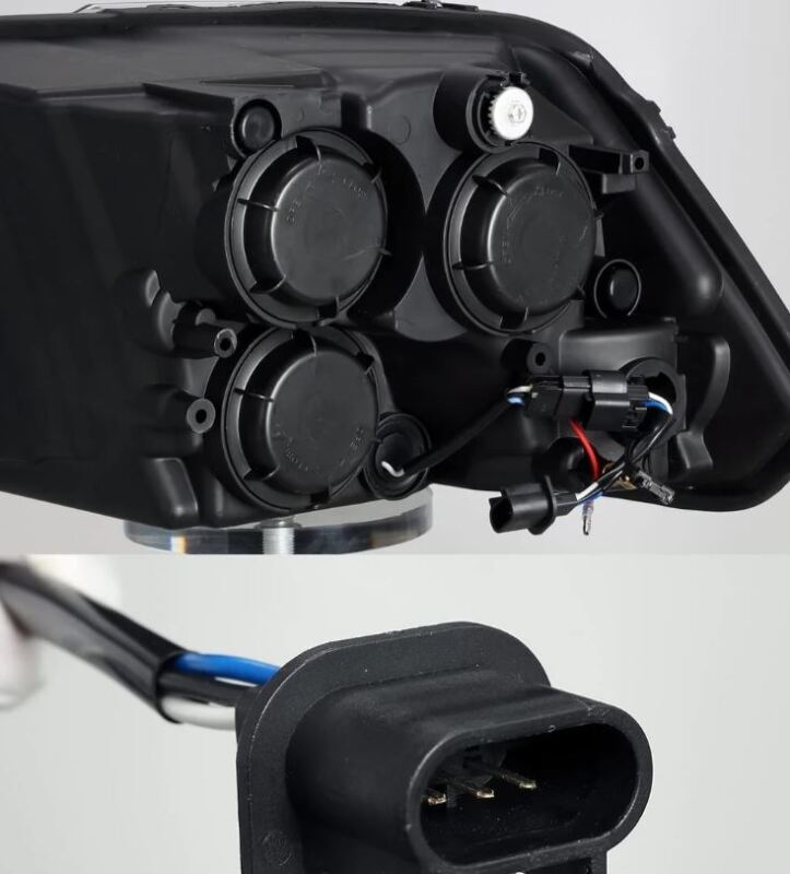 AlphaRex 09-18 Dodge Ram 1500HD PRO-Series Projector Headlights Plank Style Chrome w/Seq Signal/DRL - 880598