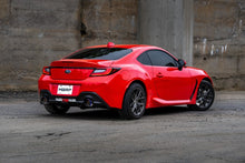 Load image into Gallery viewer, MBRP 2022 Subaru BRZ 2.4L/Toyota GR86 2.4L 2.5in Dual Split Rear Exit w/5in OD CF Tips - T304 - S48053CF