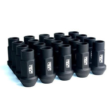 Load image into Gallery viewer, BLOX Racing Street Series Forged Lug Nuts - Flat Black 12 x 1.5mm - Set of 20 (New Design) - BXAC-00104-SSFB