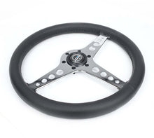 Load image into Gallery viewer, NRG Light Weight Gaming Steering Wheel - Driftz 350mm 3 Chrome Spokes Perforated Leather - ST-034CH-PR