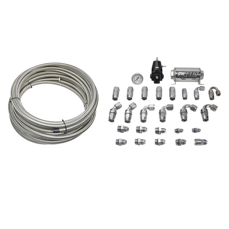 DeatschWerks 16-19 CTS-V/16-22 Camaro SS/17-22 Camaro ZL1 X2 Series Pump Module CPE Plumbing Kit - 6-619
